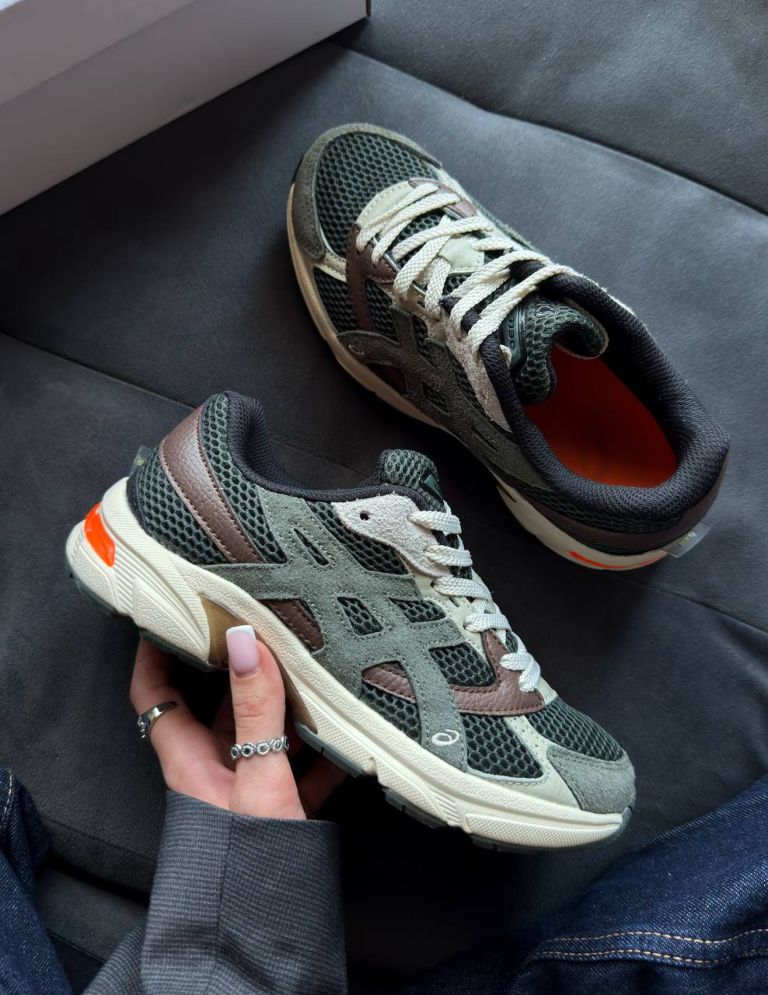Кросівки хакі Asics Gel-1130 Khaki Brown Grey