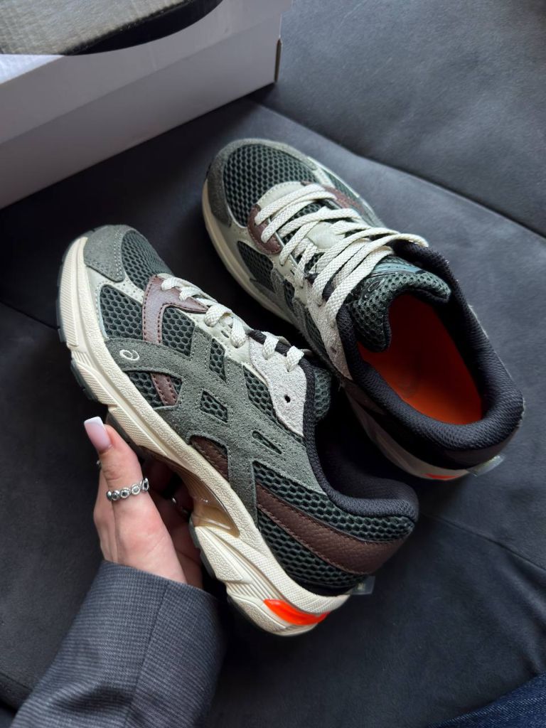 Кросівки хакі Asics Gel-1130 Khaki Brown Grey