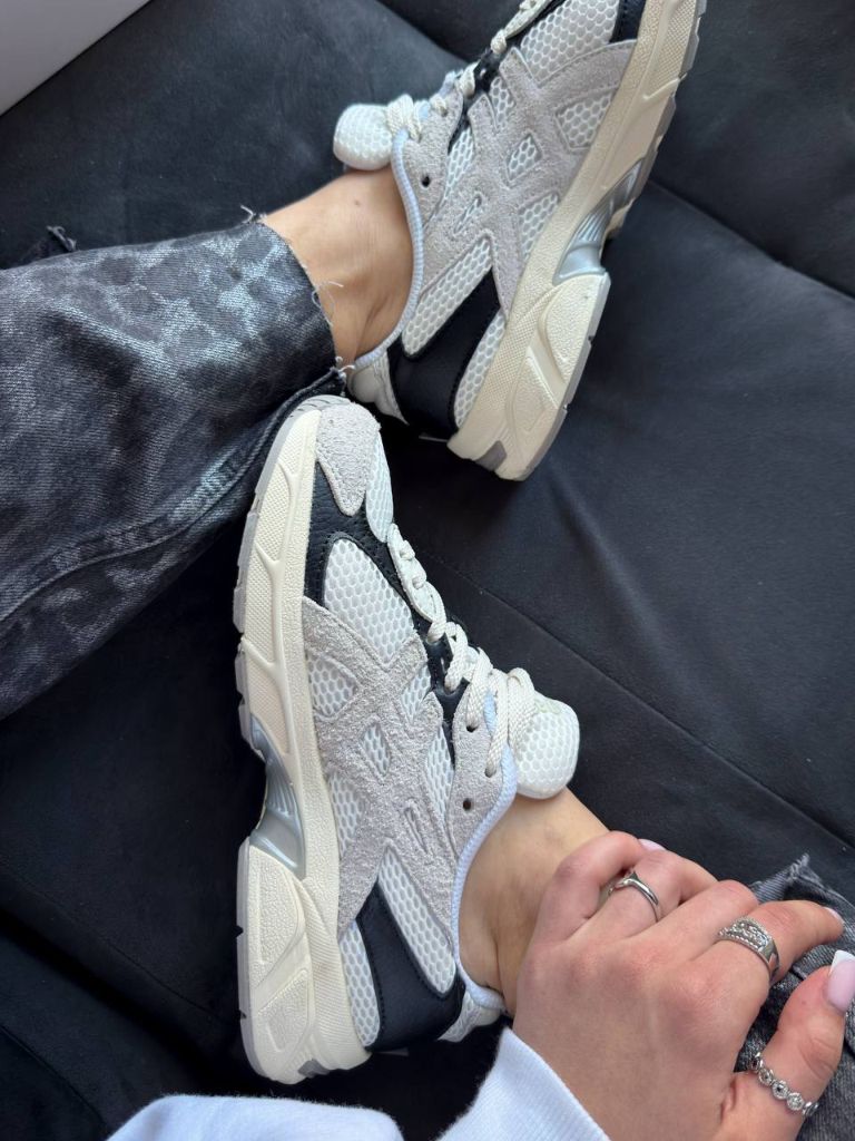 Кросівки бежеві Asics Gel-1130 White Black