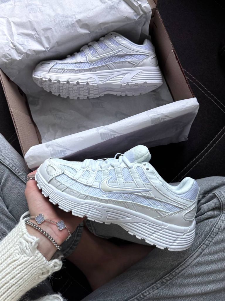 Кросівки білі Nike P-6000 White