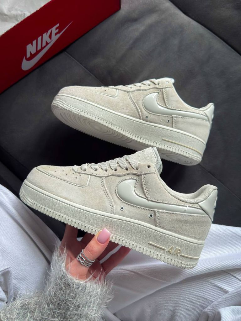 Кросівки Nike Air Force Wolf Grey Suede