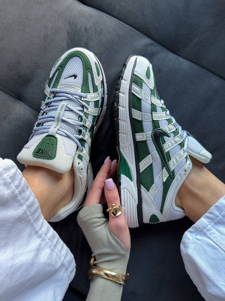 Кросівки Nike P-6000 White Green Black