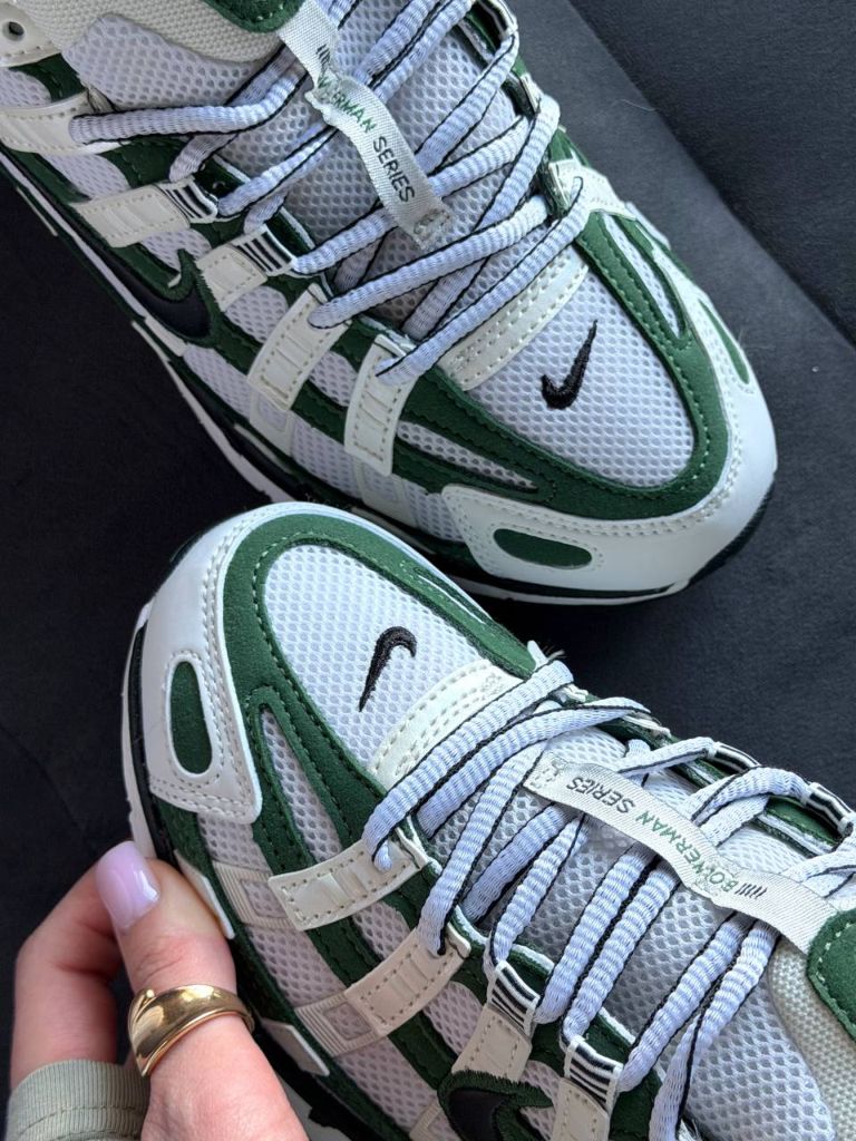 Кросівки Nike P-6000 White Green Black