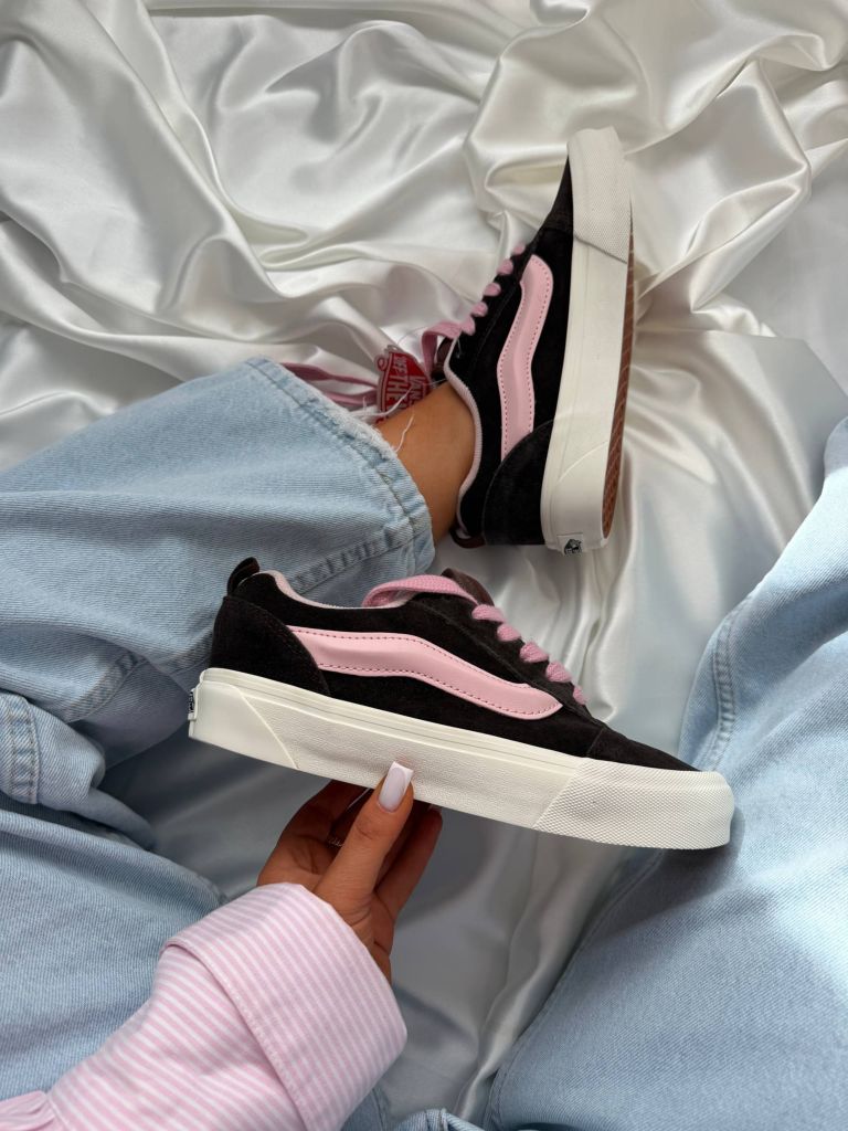 Кеди Vans KNU Skool Brown White