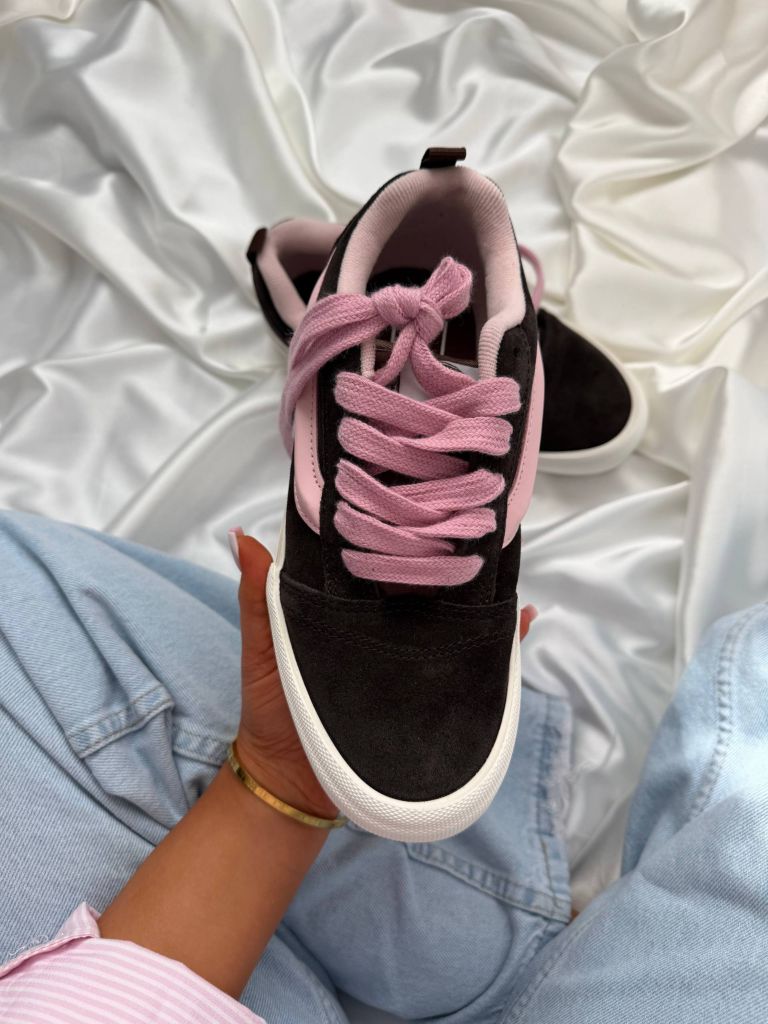 Кеди Vans KNU Skool Brown White