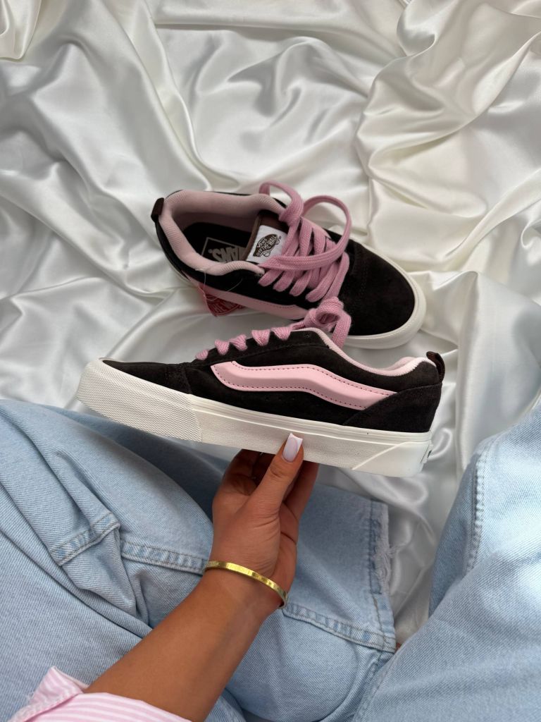 Кеди Vans KNU Skool Brown White