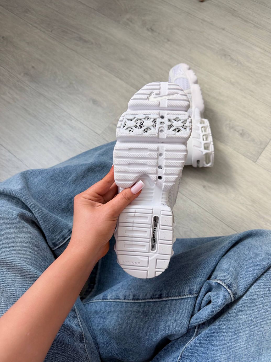 Кросівки Nike Stussy Air Zoom Spiridon Cage White