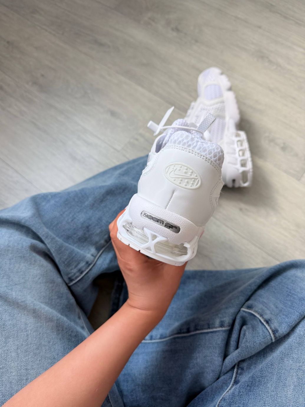 Кросівки Nike Stussy Air Zoom Spiridon Cage White