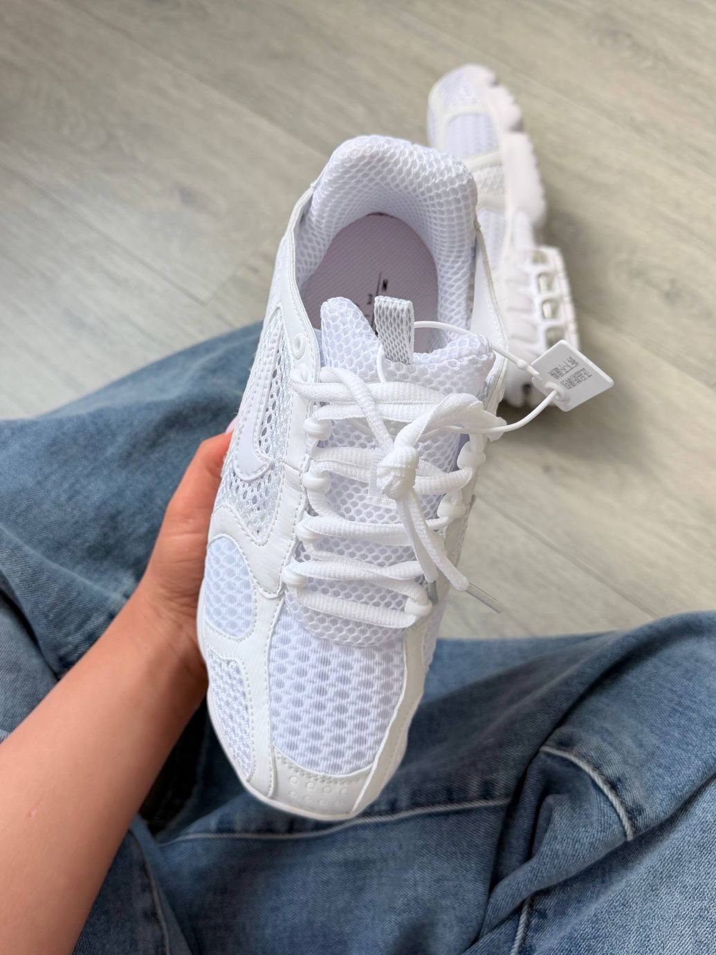 Кросівки Nike Stussy Air Zoom Spiridon Cage White