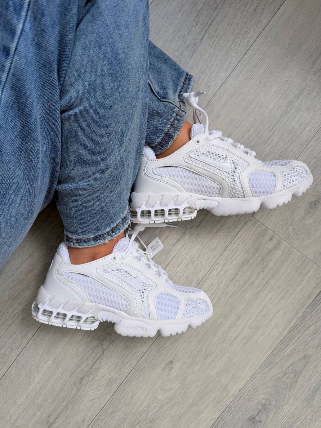 Кросівки Nike Stussy Air Zoom Spiridon Cage White