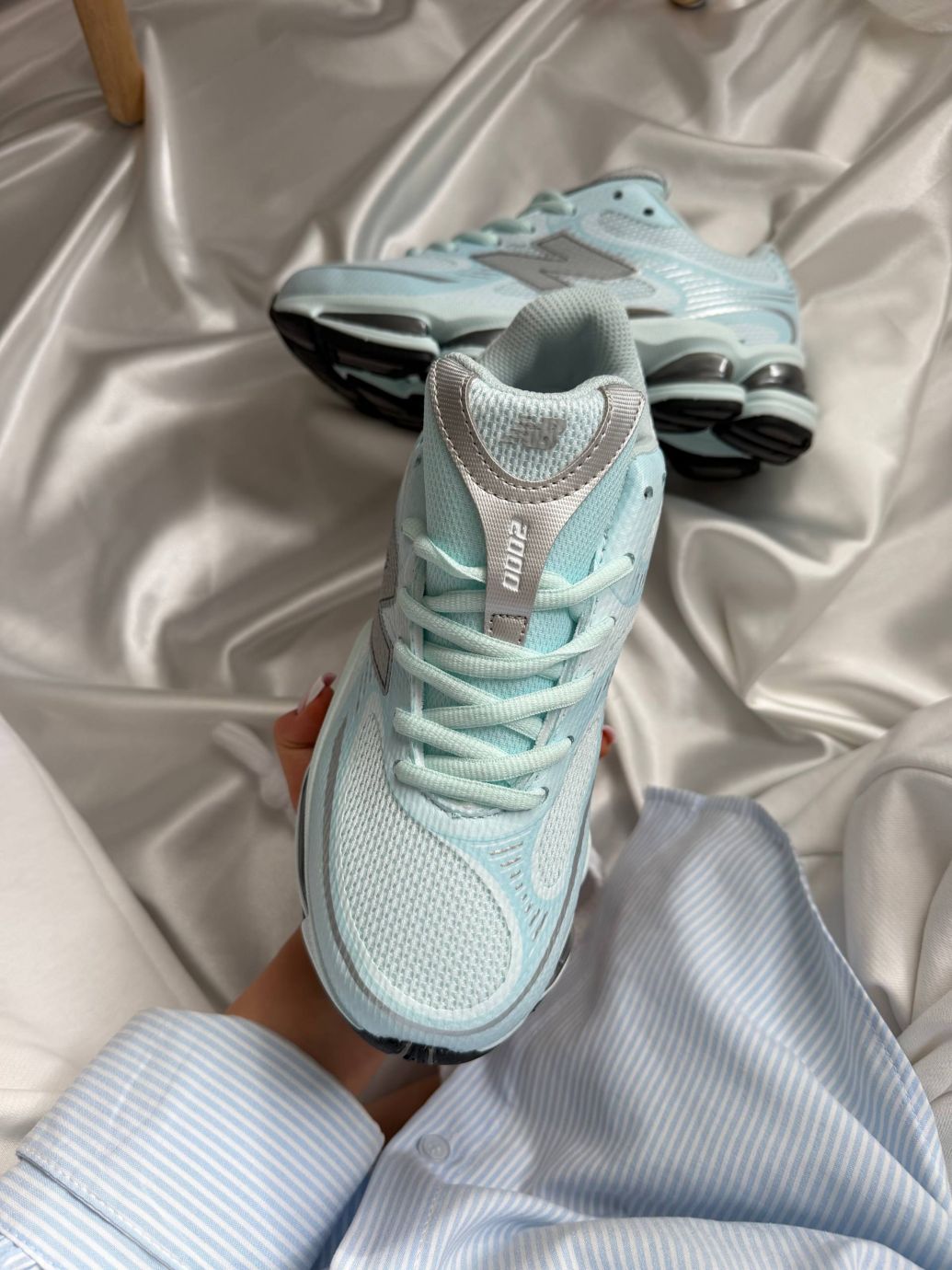 Кросівки м'ятні New Balance 2000 Light Blue Pastel 