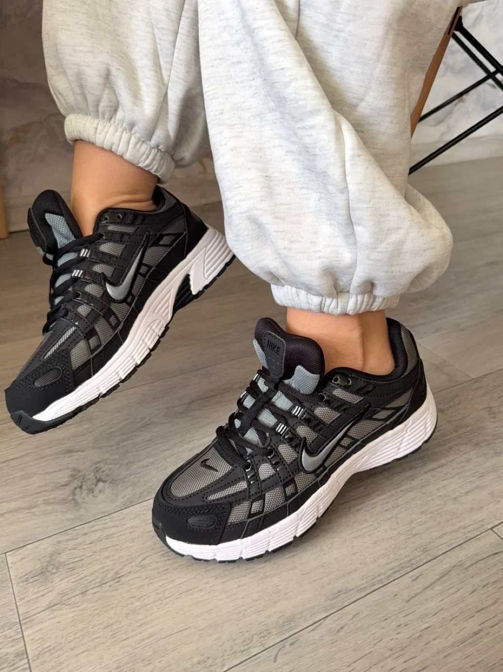 Кросівки Nike P-6000 Black Grey White