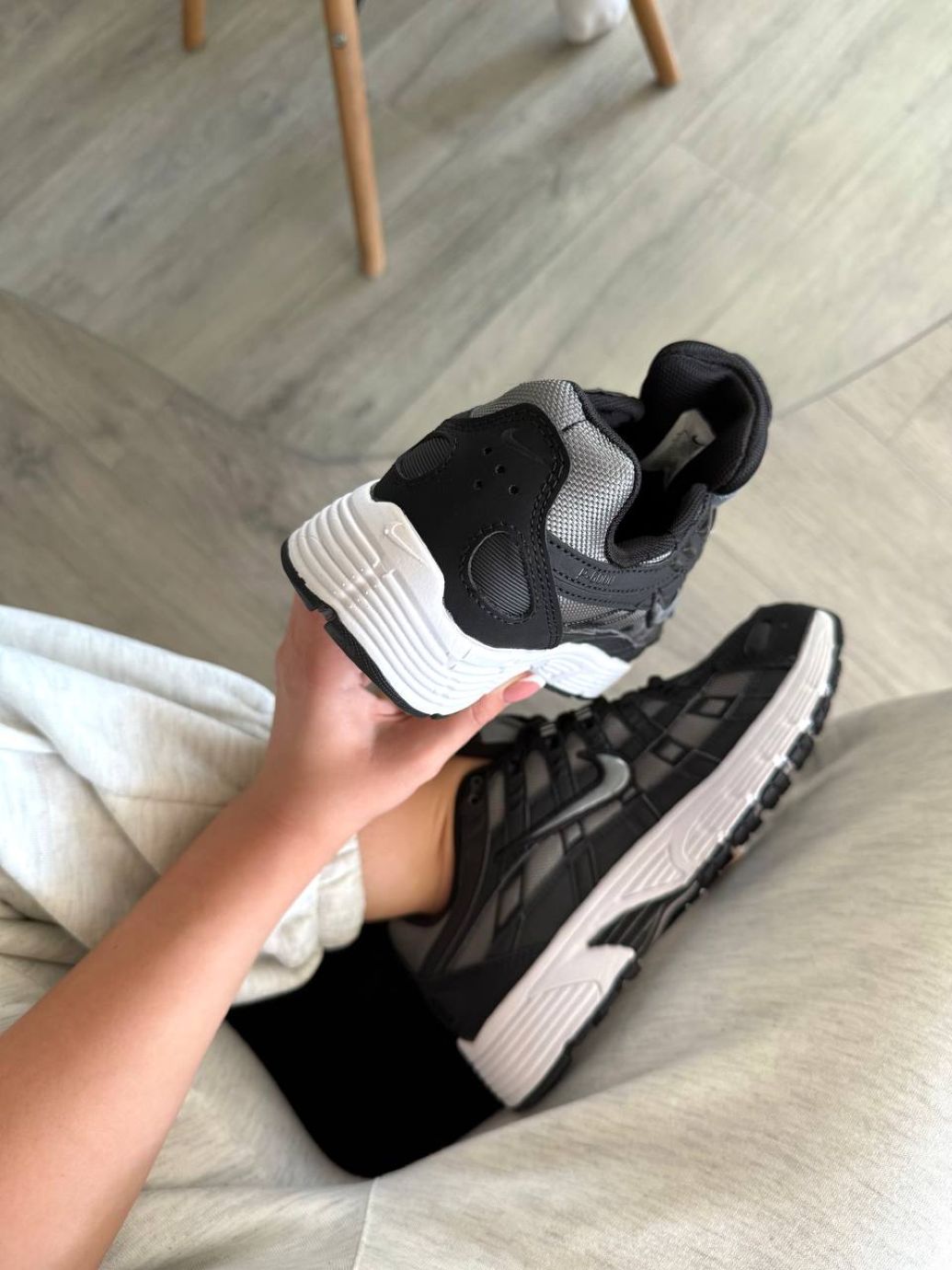 Кросівки Nike P-6000 Black Grey White