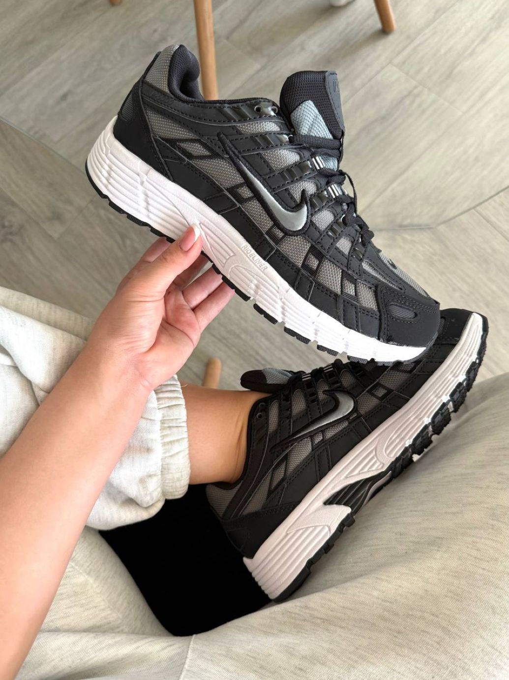 Кросівки Nike P-6000 Black Grey White