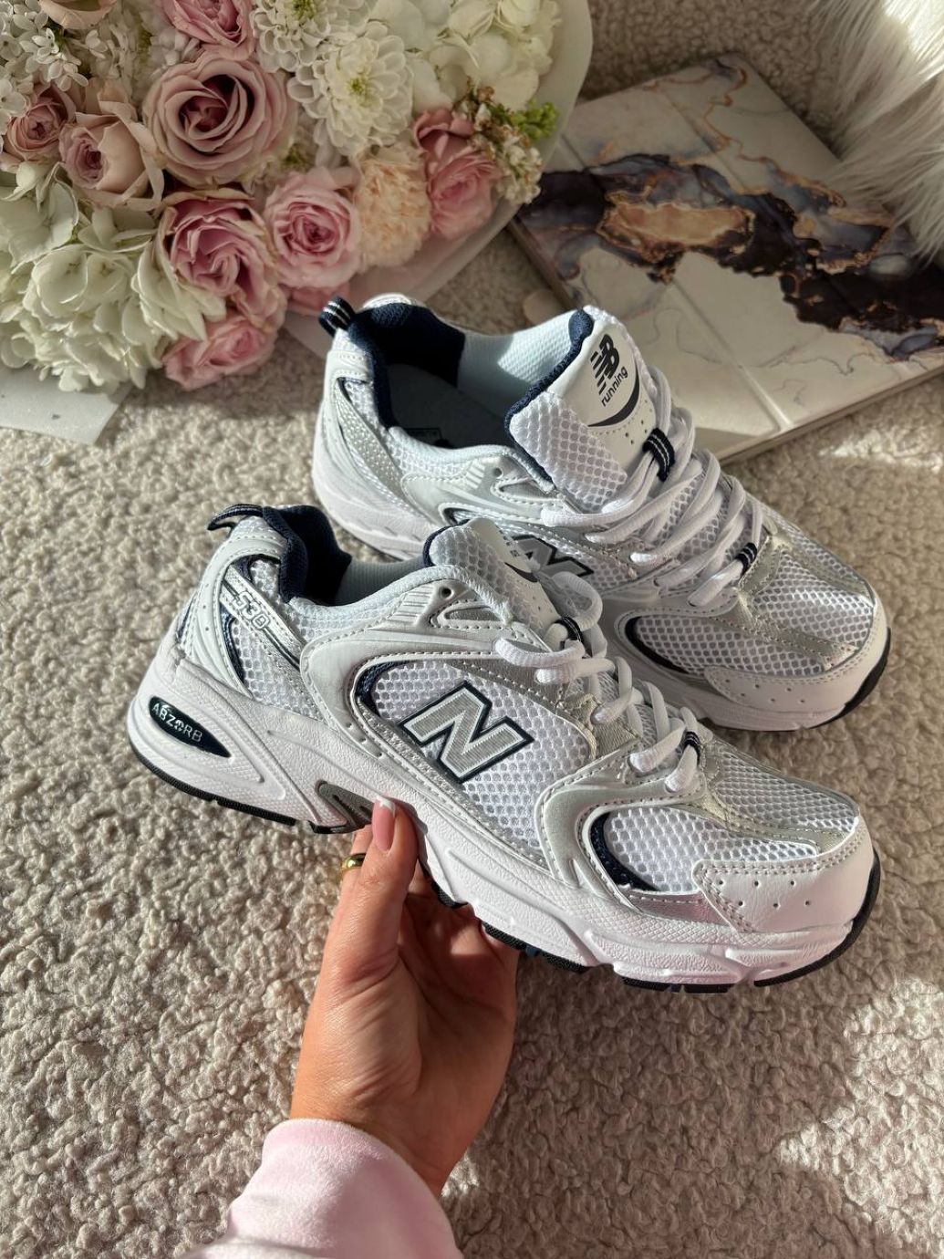 Кросівки срібні New Balance 530 Silver Premium
