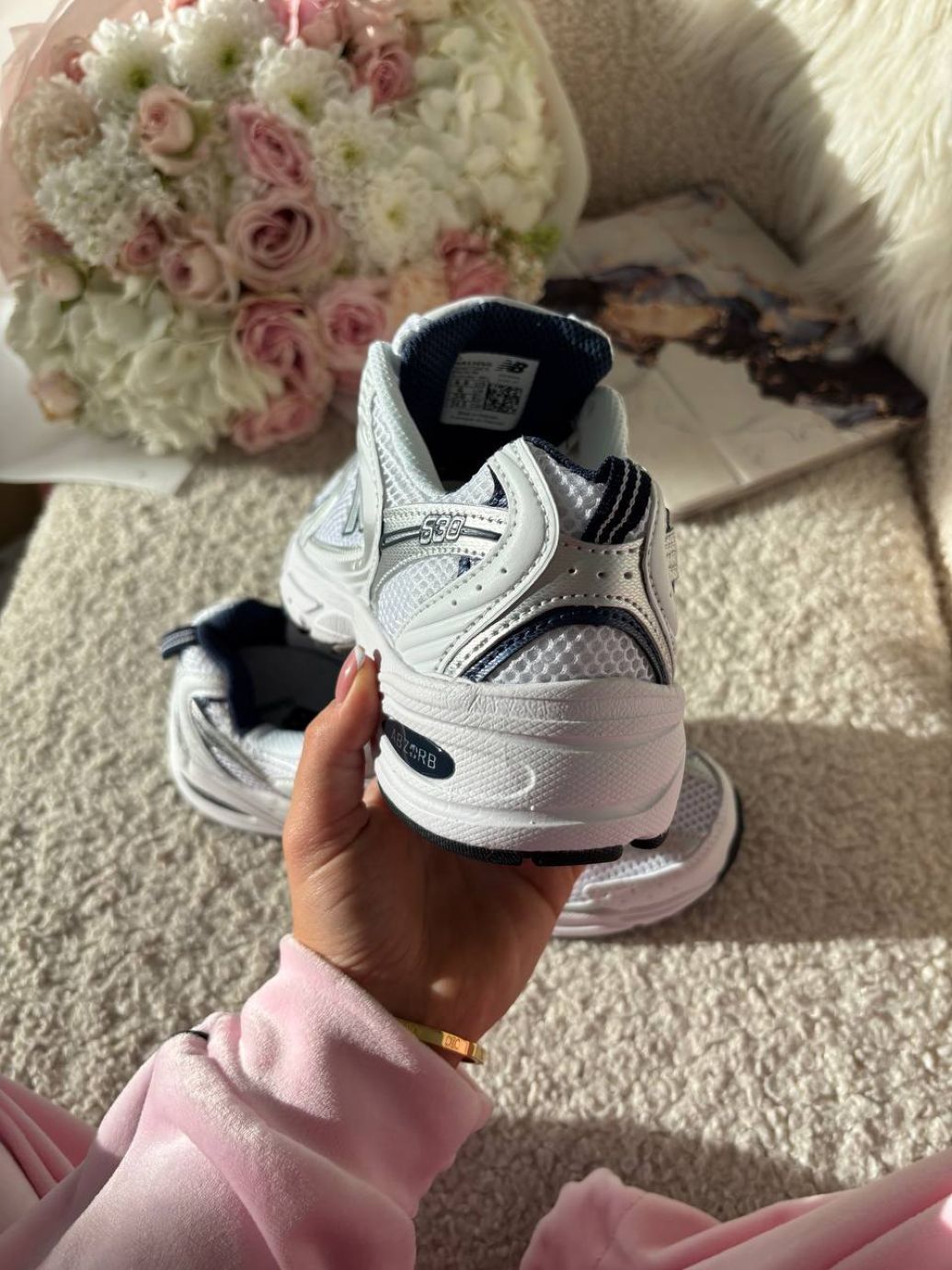 Кросівки срібні New Balance 530 Silver Premium