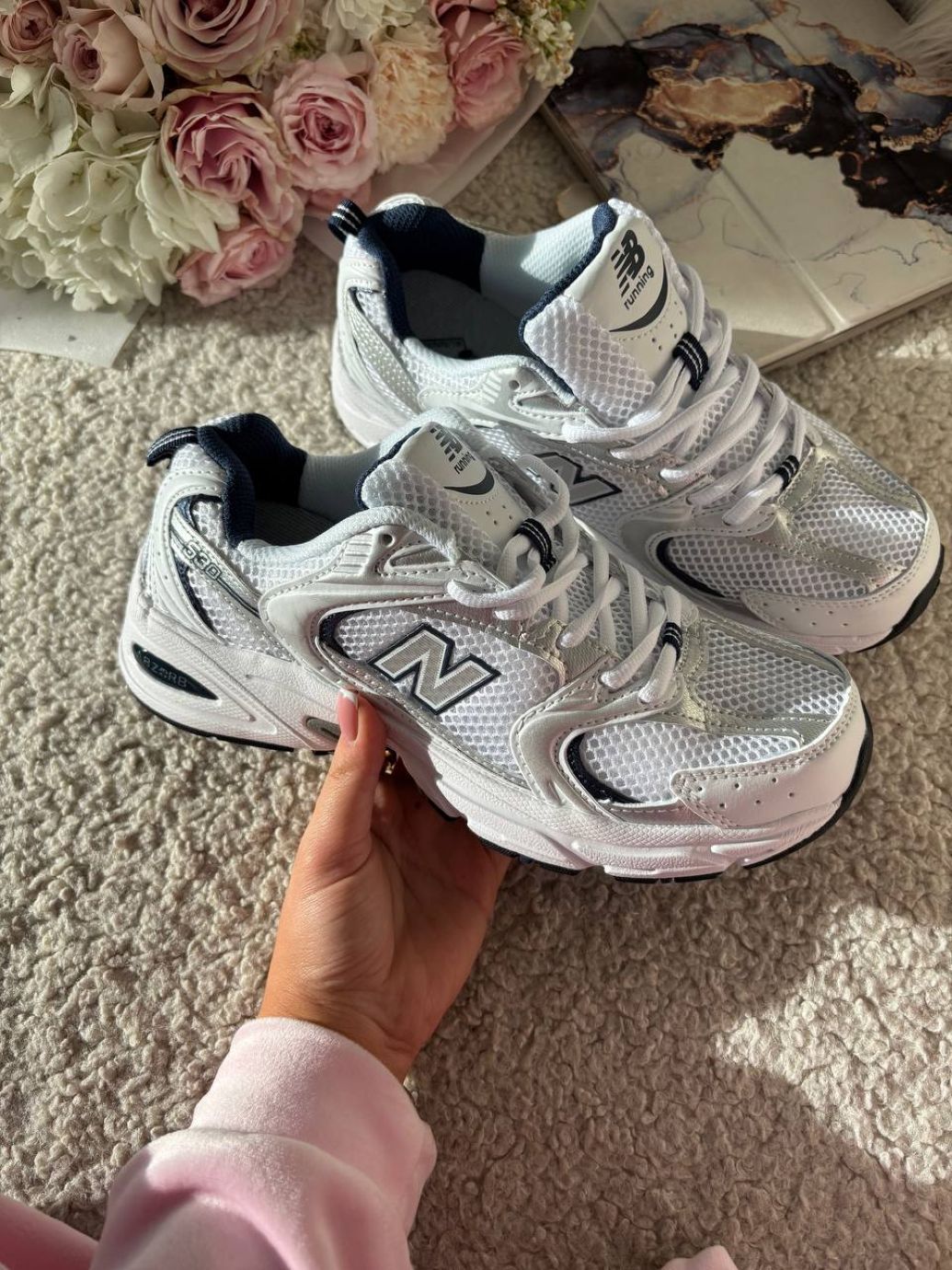 Кросівки срібні New Balance 530 Silver Premium
