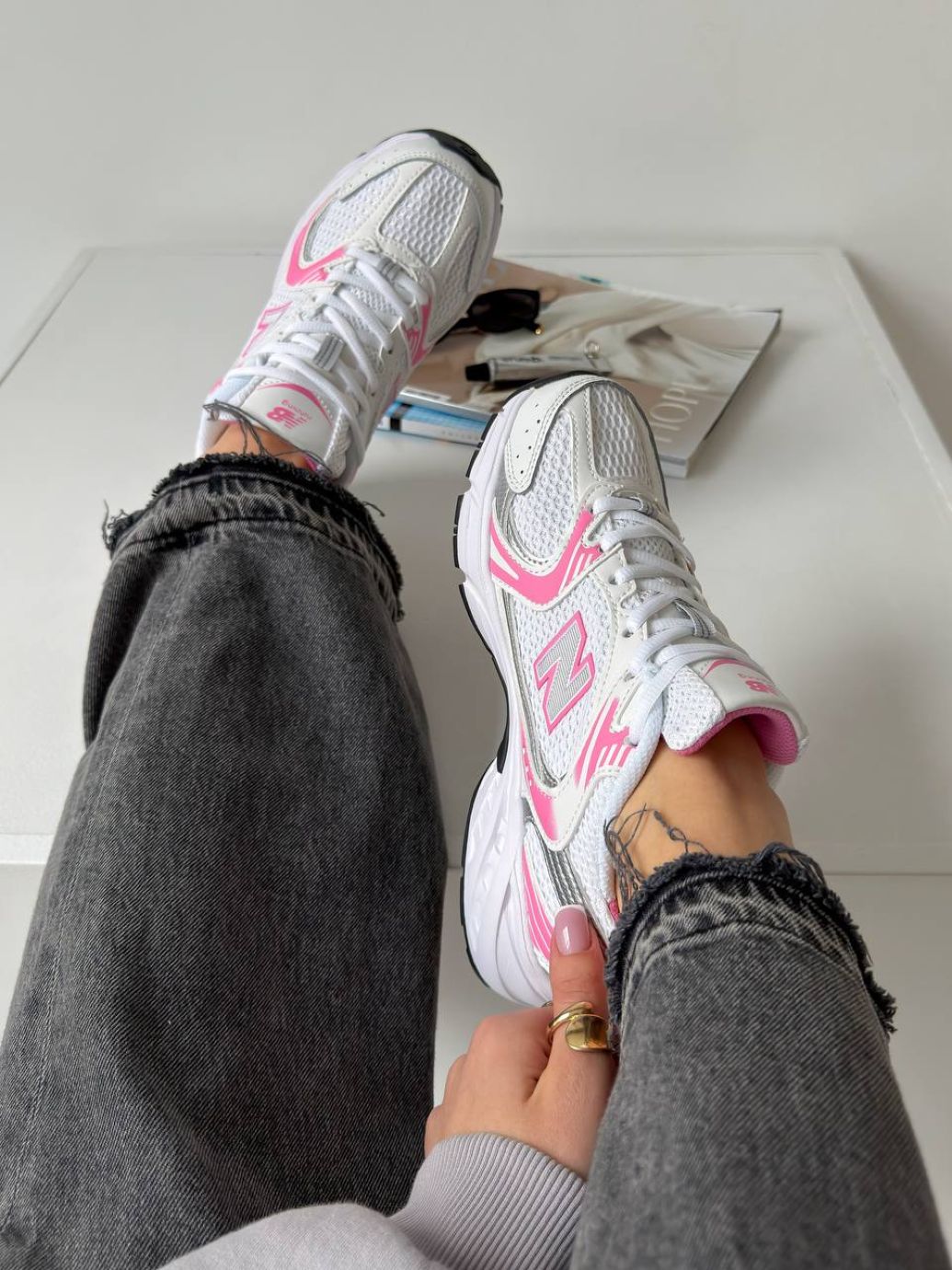Кросівки New Balance 530 Pink White