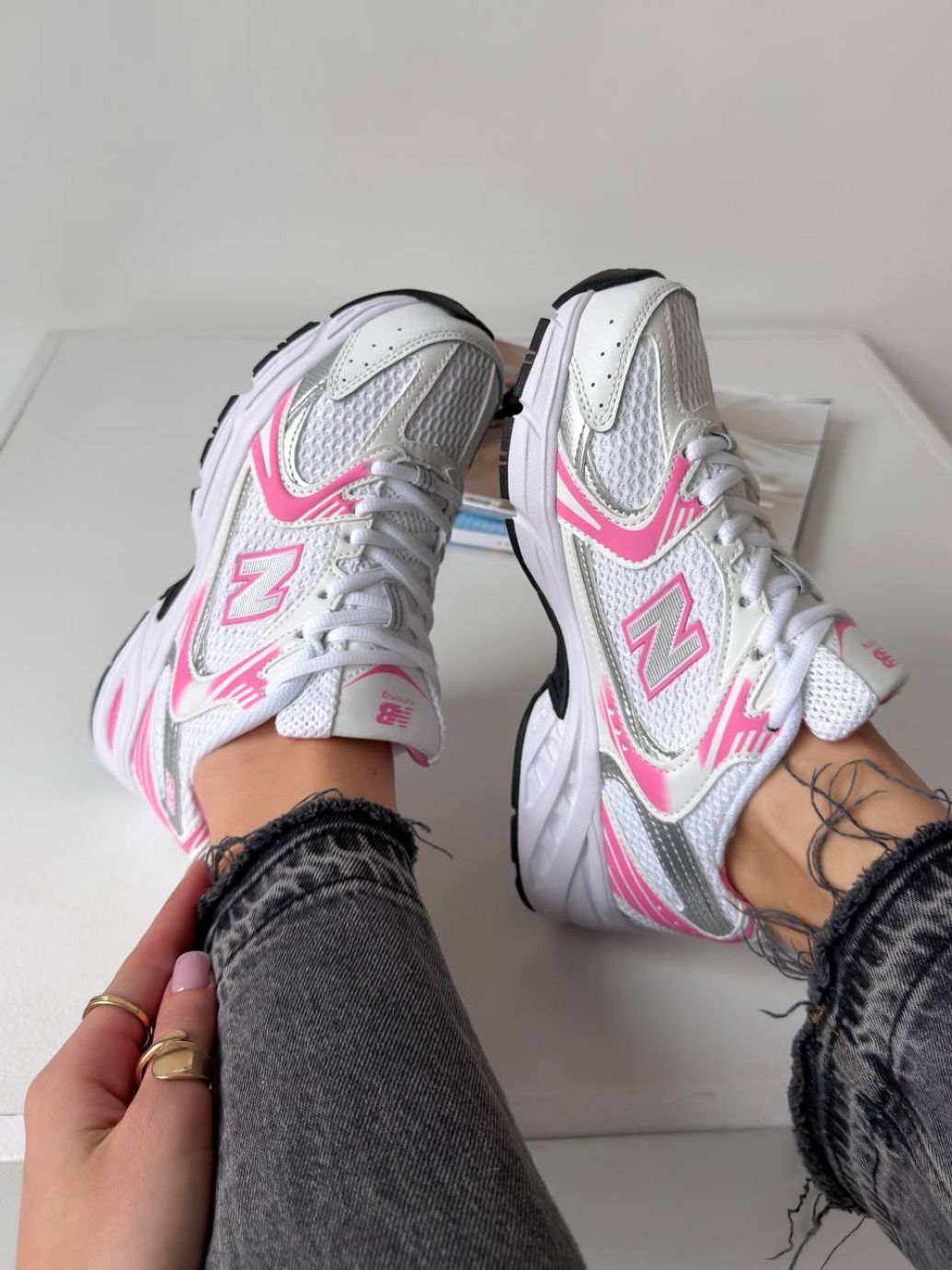 Кросівки New Balance 530 Pink White