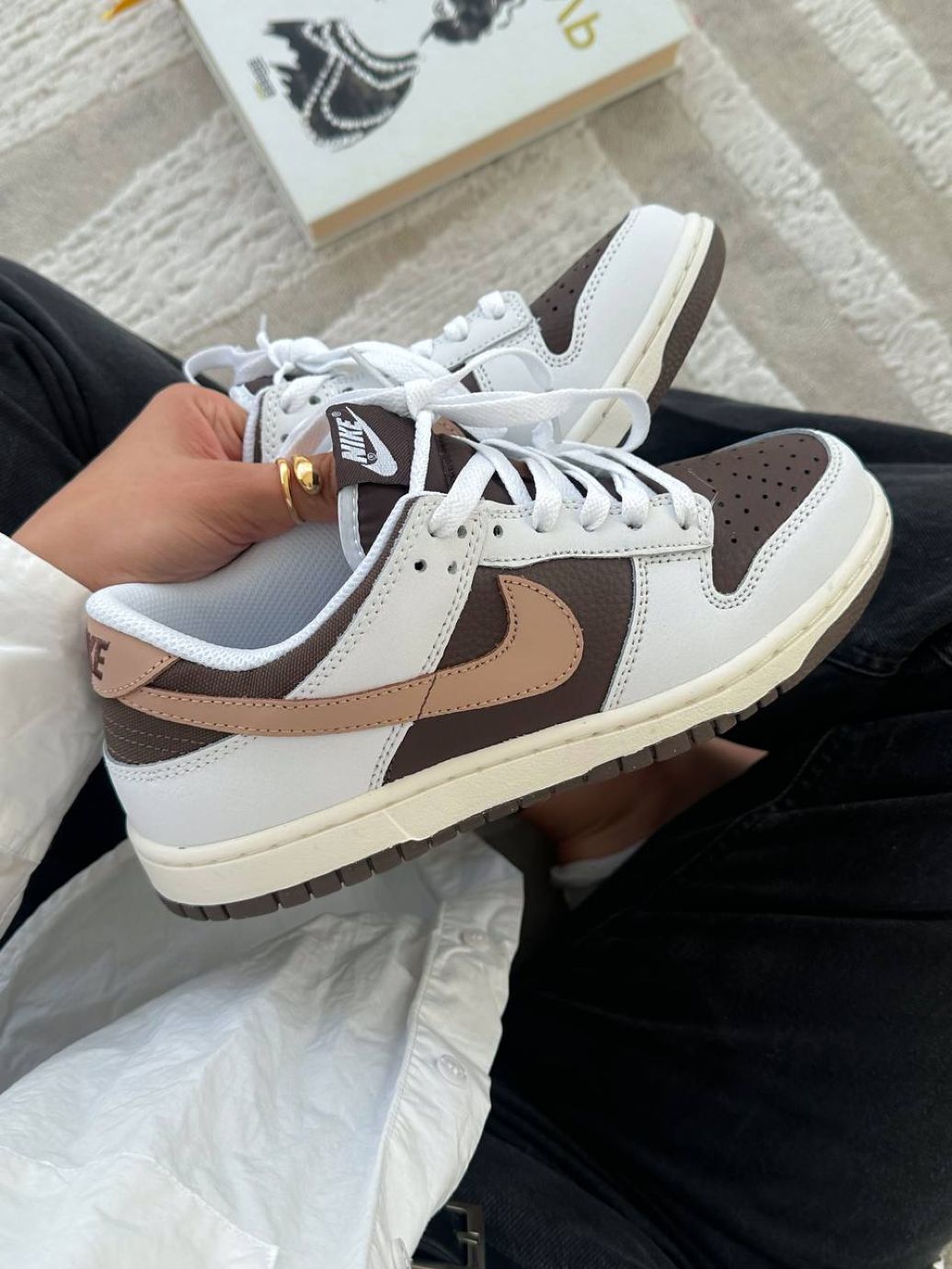Кросівки Nike Dunk Low Beige Brown