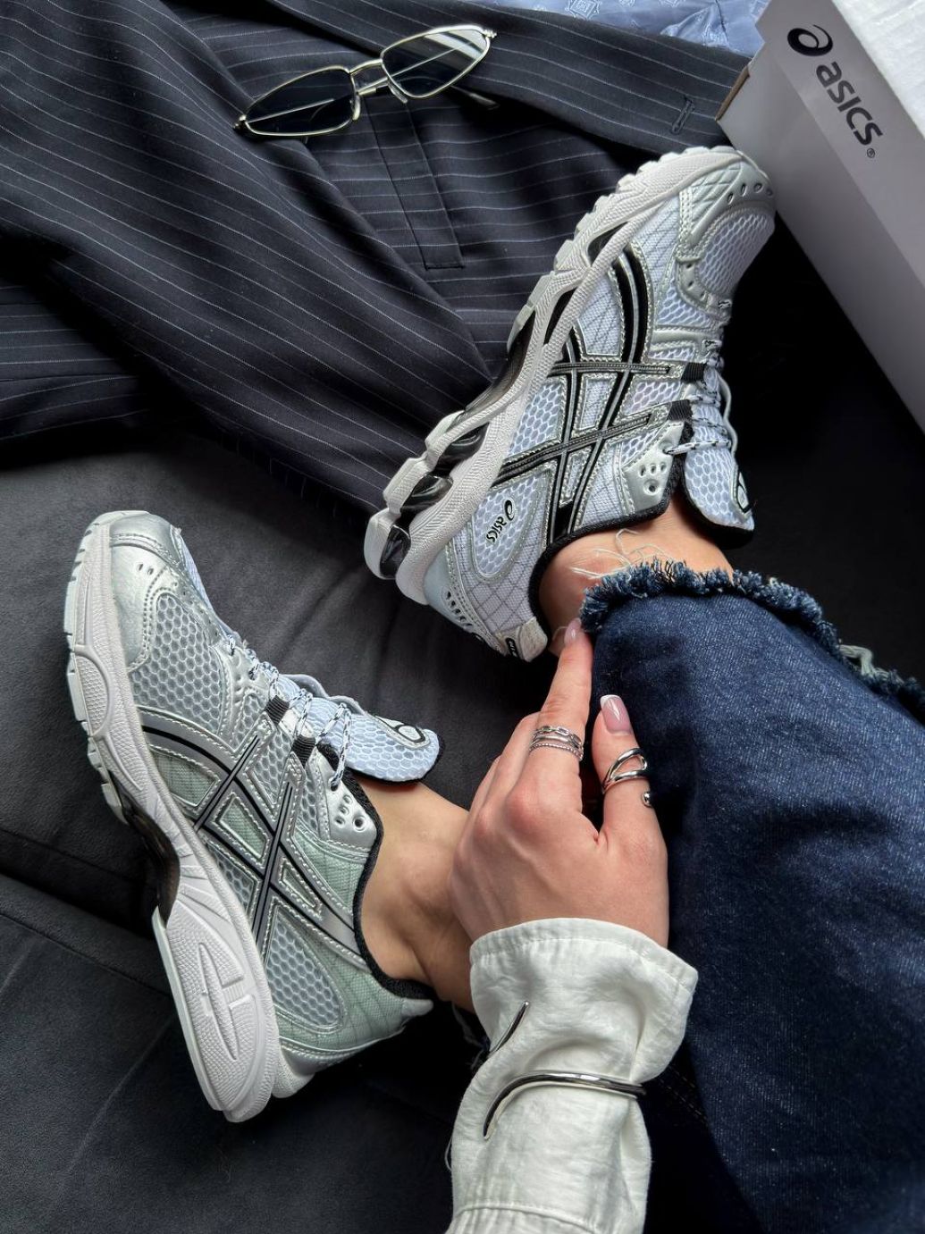Кросівки Asics Gel Nimbus 10.1 Silver Black
