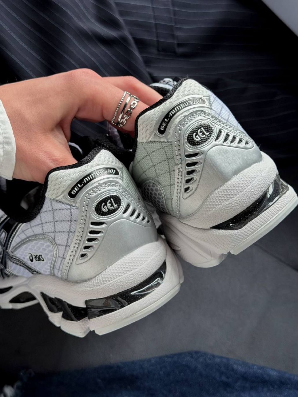 Кросівки Asics Gel Nimbus 10.1 Silver Black