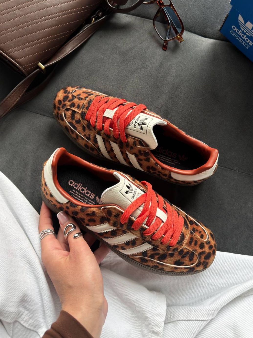 Кросівки Adidas Samba OG Preloved Red Leopard