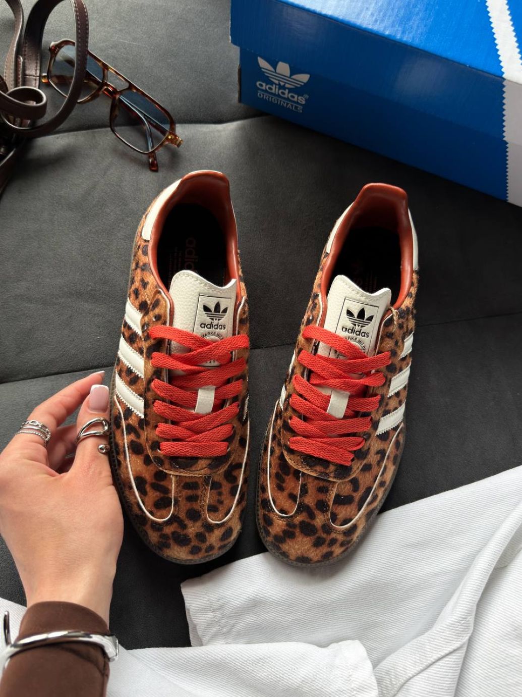 Кросівки Adidas Samba OG Preloved Red Leopard