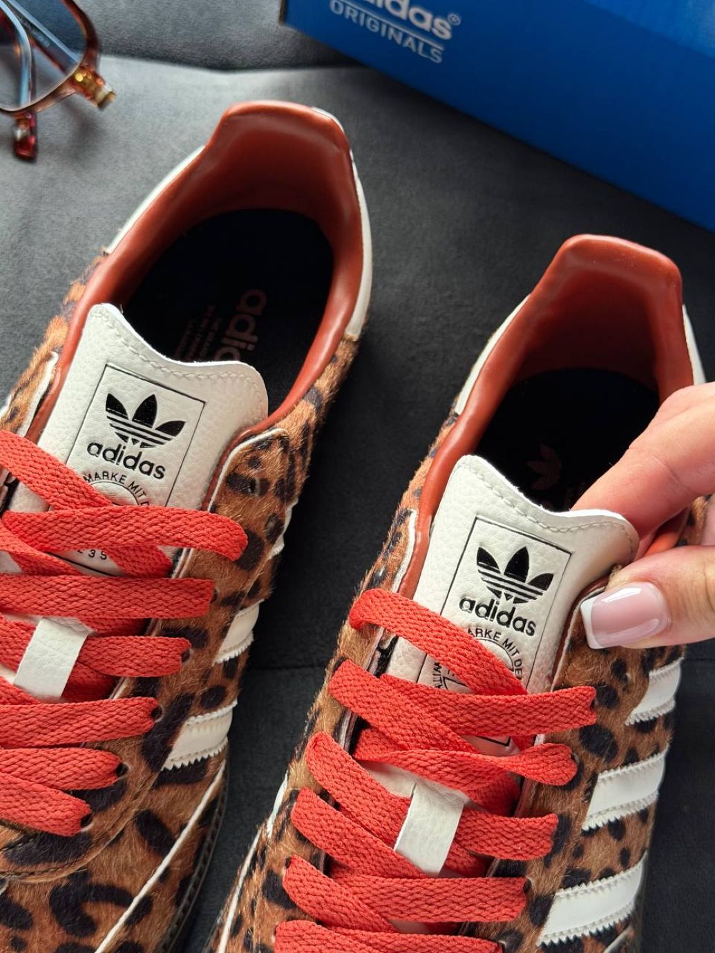 Кросівки Adidas Samba OG Preloved Red Leopard