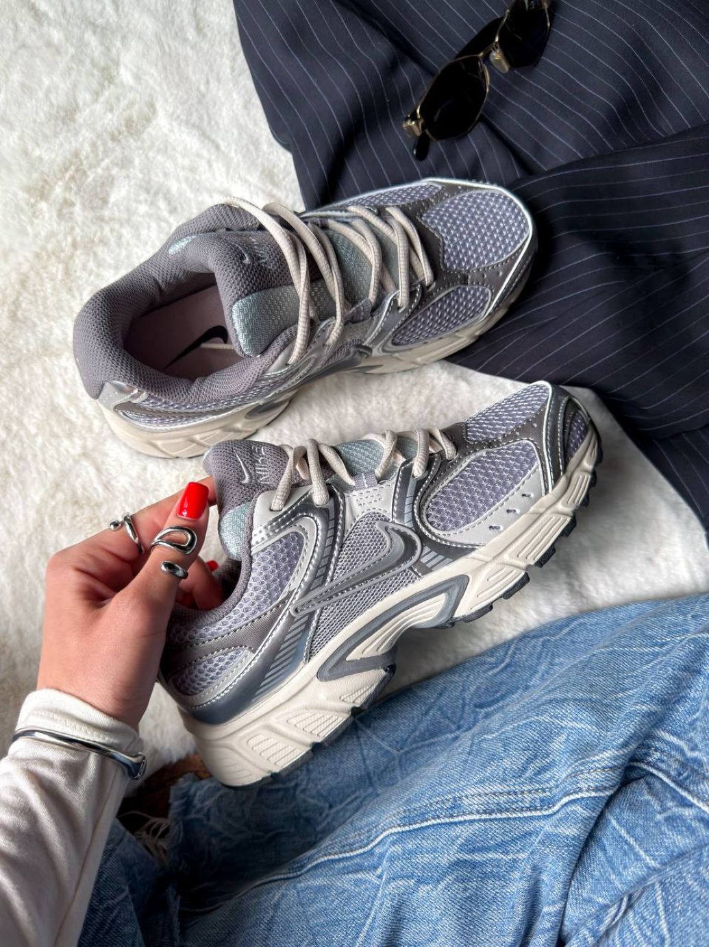 Кросівки Nike V5 RNR Metallic Silver Grey
