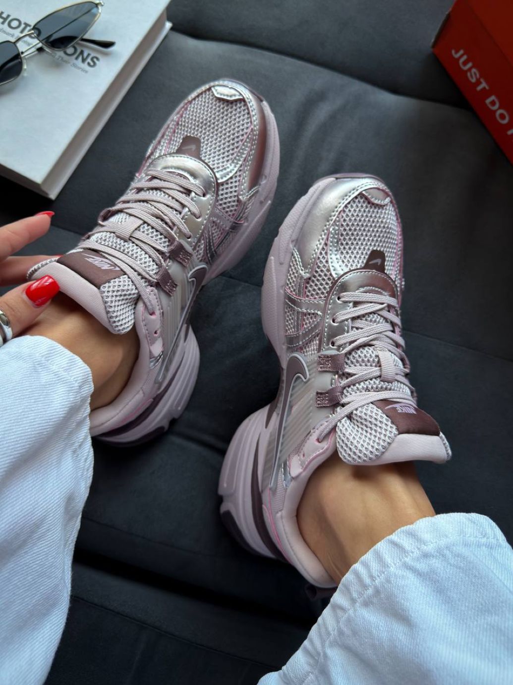 Кросівки Nike V2k Run Platinum Grey