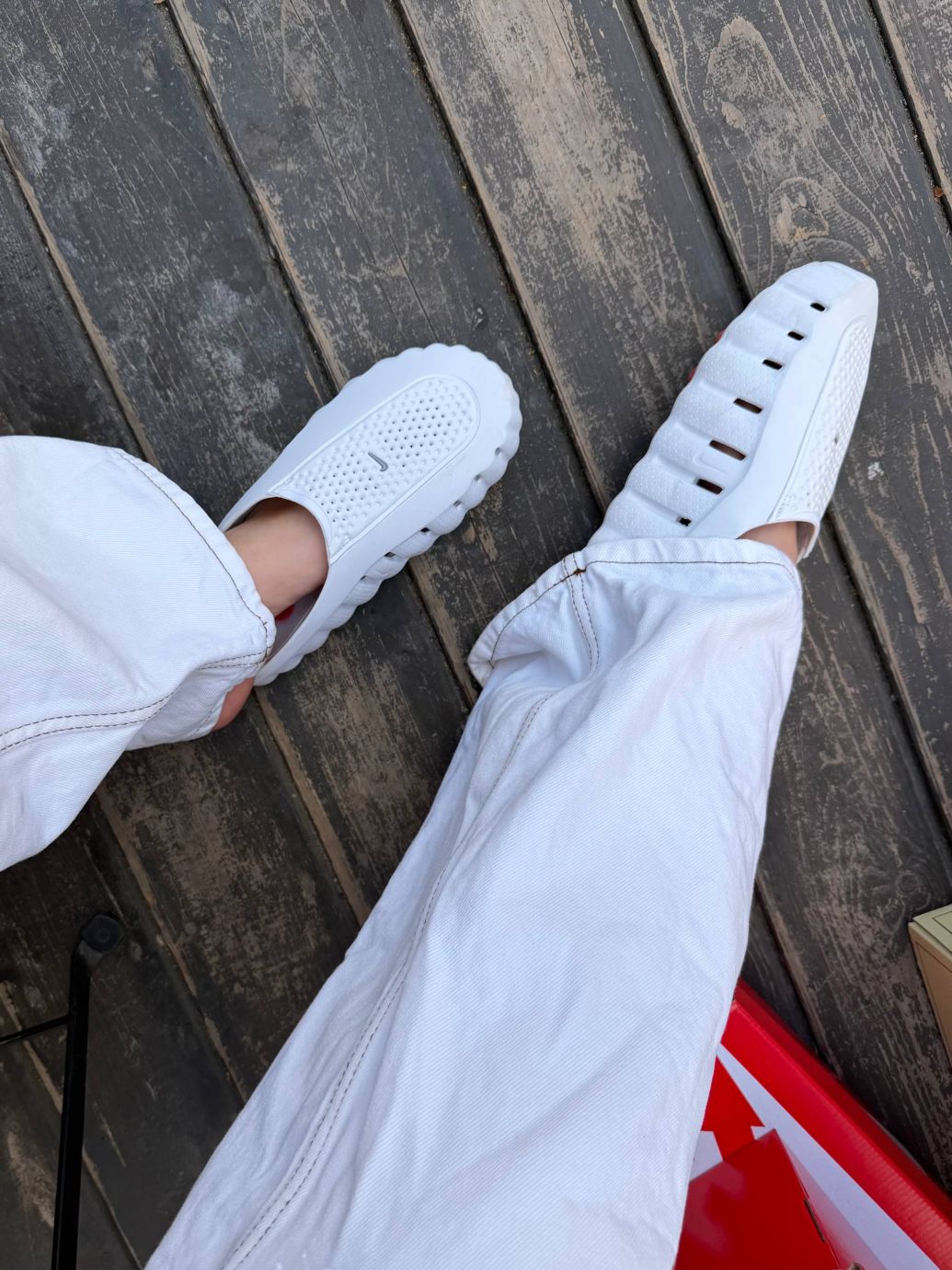 Шльопанці білі резинові Nike Mind Slide White 