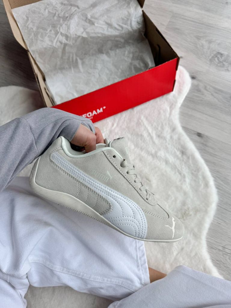 Кросівки-кеди бежеві замшеві Puma Speedboat OG Beige