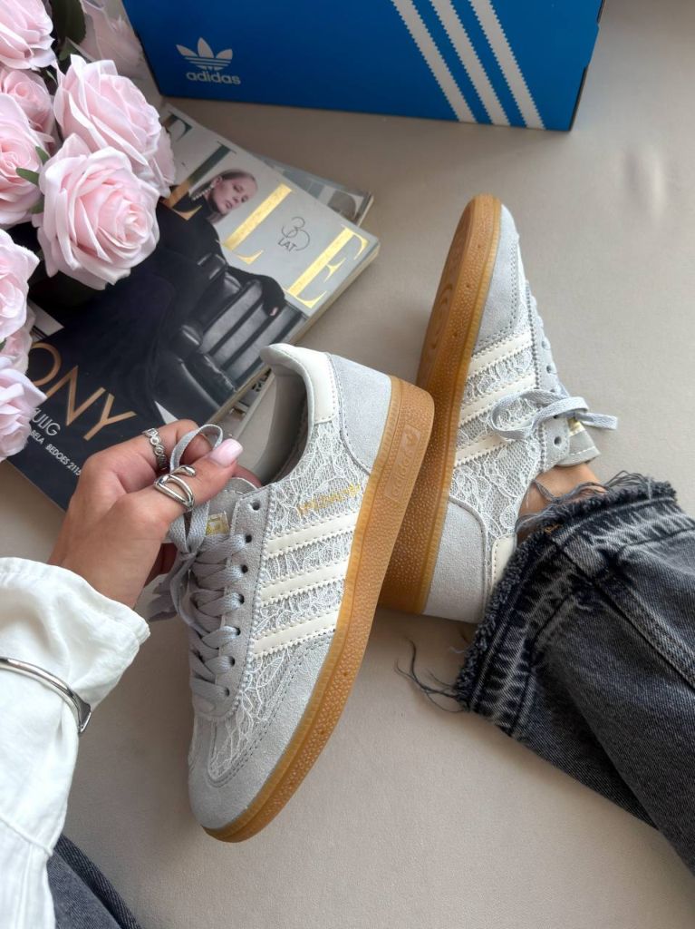 Кросівки сірі Adidas Spezial Lace Grey