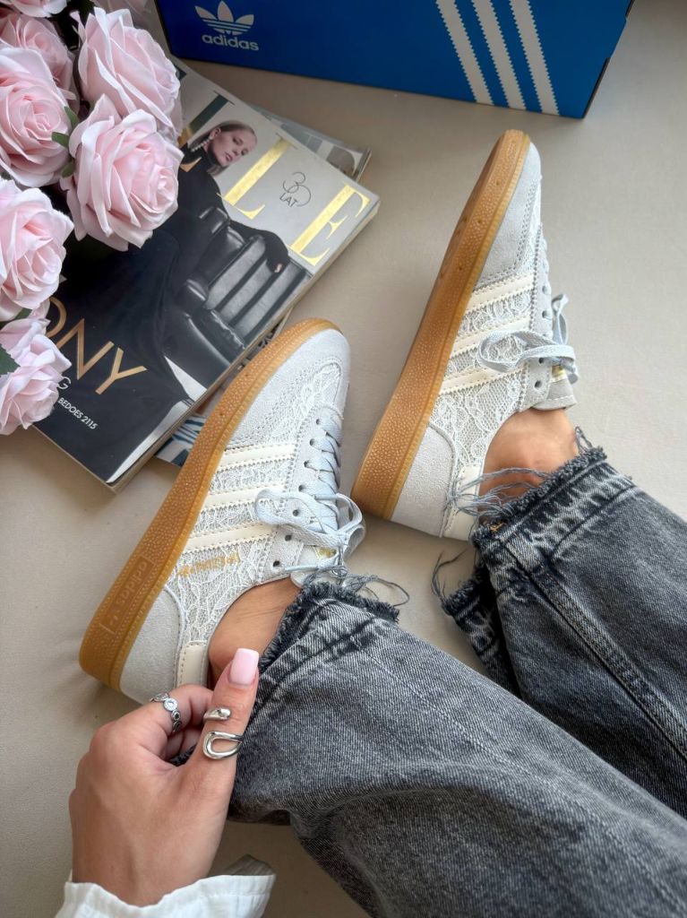 Кросівки сірі Adidas Spezial Lace Grey