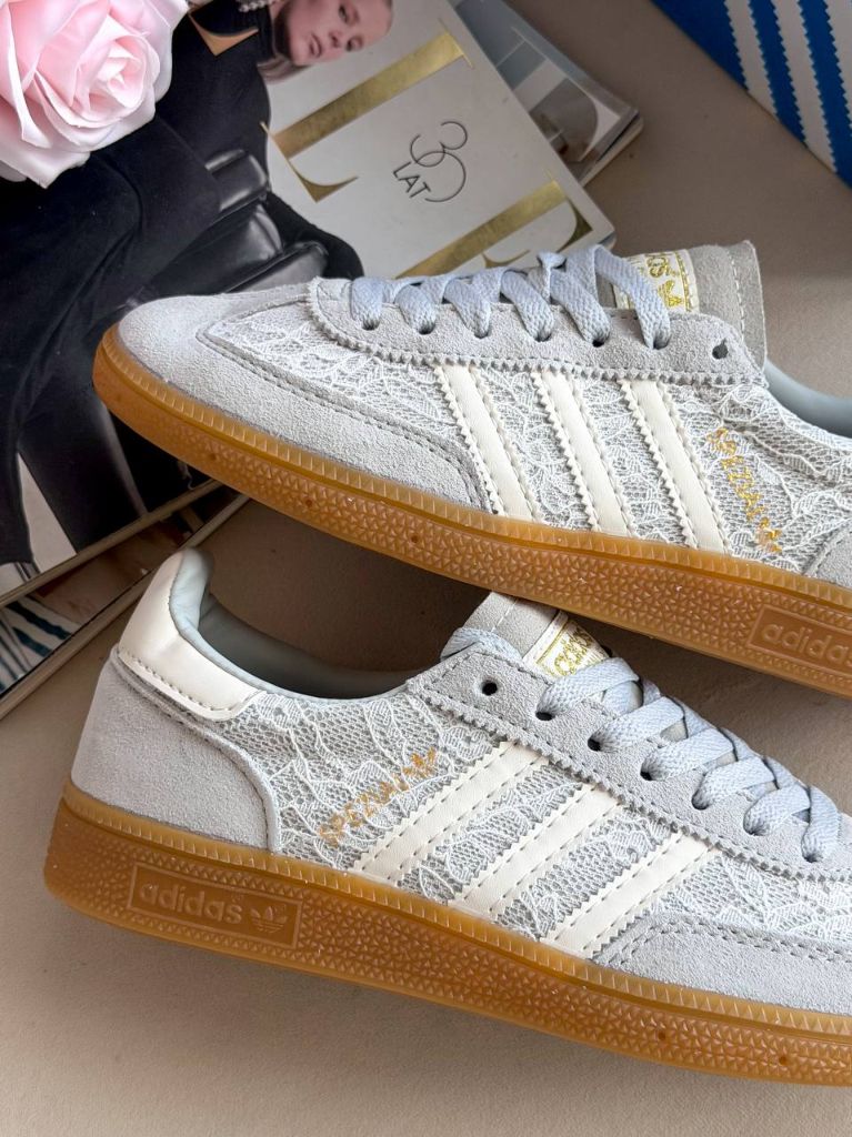 Кросівки сірі Adidas Spezial Lace Grey