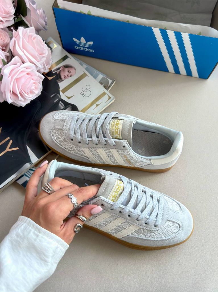 Кросівки сірі Adidas Spezial Lace Grey