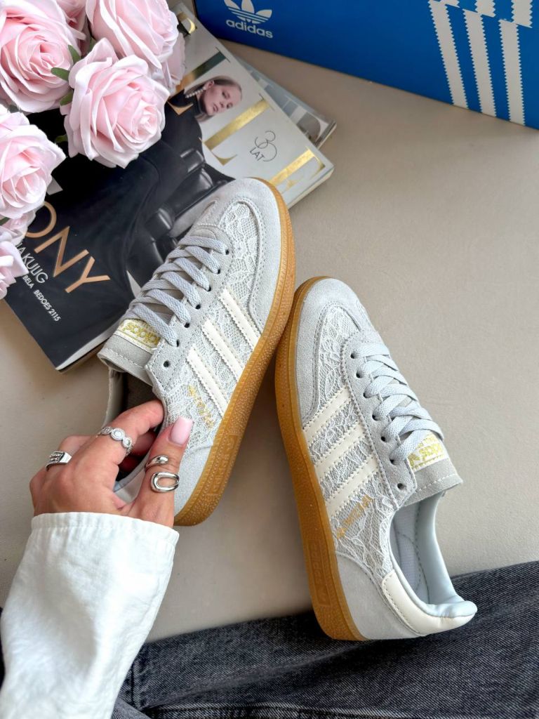 Кросівки сірі Adidas Spezial Lace Grey