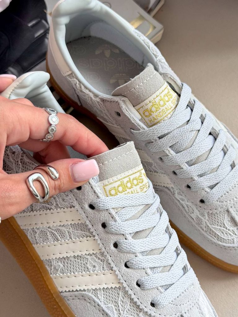 Кросівки сірі Adidas Spezial Lace Grey
