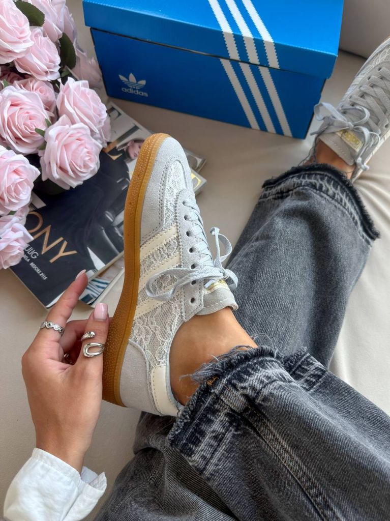 Кросівки сірі Adidas Spezial Lace Grey