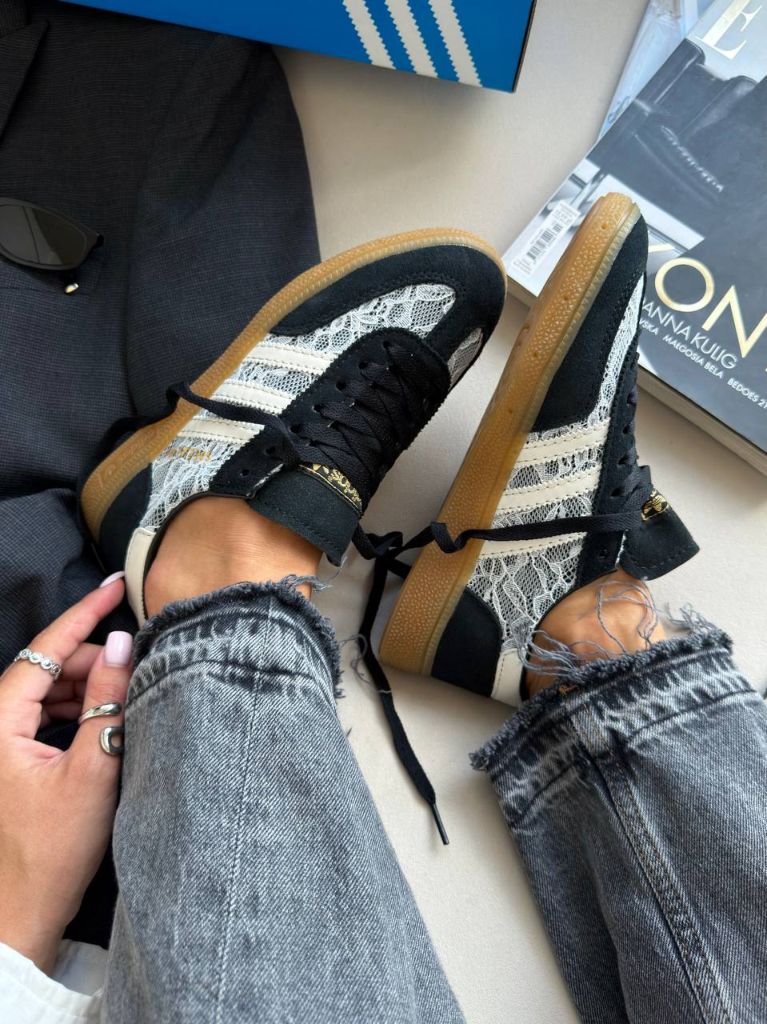 Кросівки чорні Adidas Spezial Lace Black
