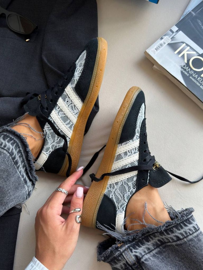 Кросівки чорні Adidas Spezial Lace Black