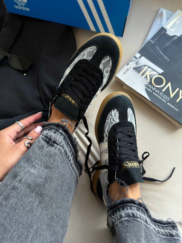 Кросівки чорні Adidas Spezial Lace Black