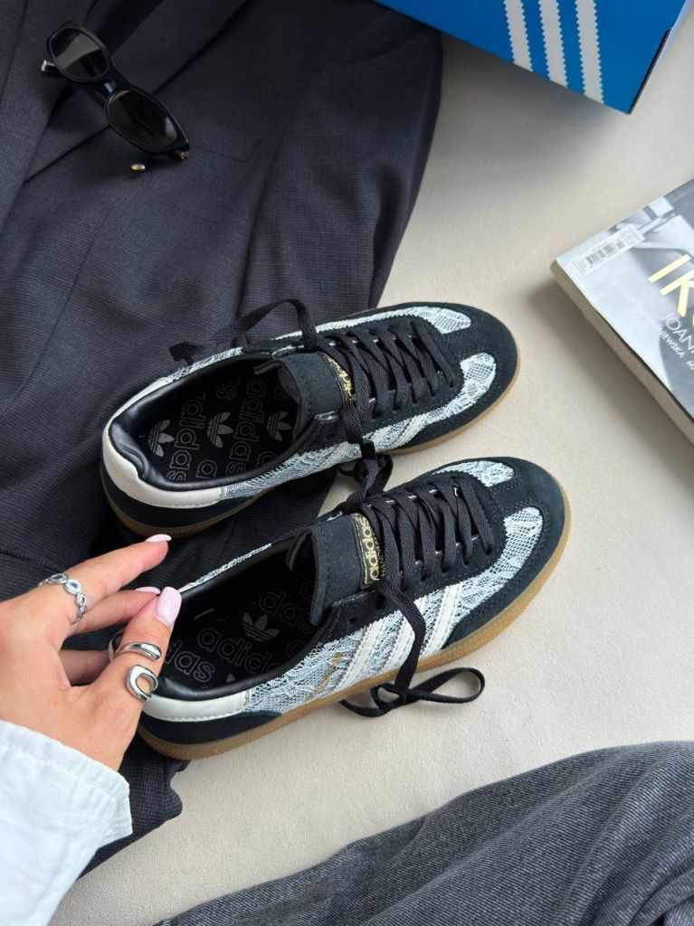 Кросівки чорні Adidas Spezial Lace Black