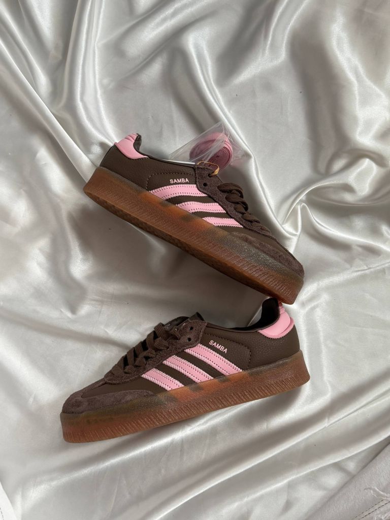Кросівки Adidas Samba XLG Platform Brown Pink
