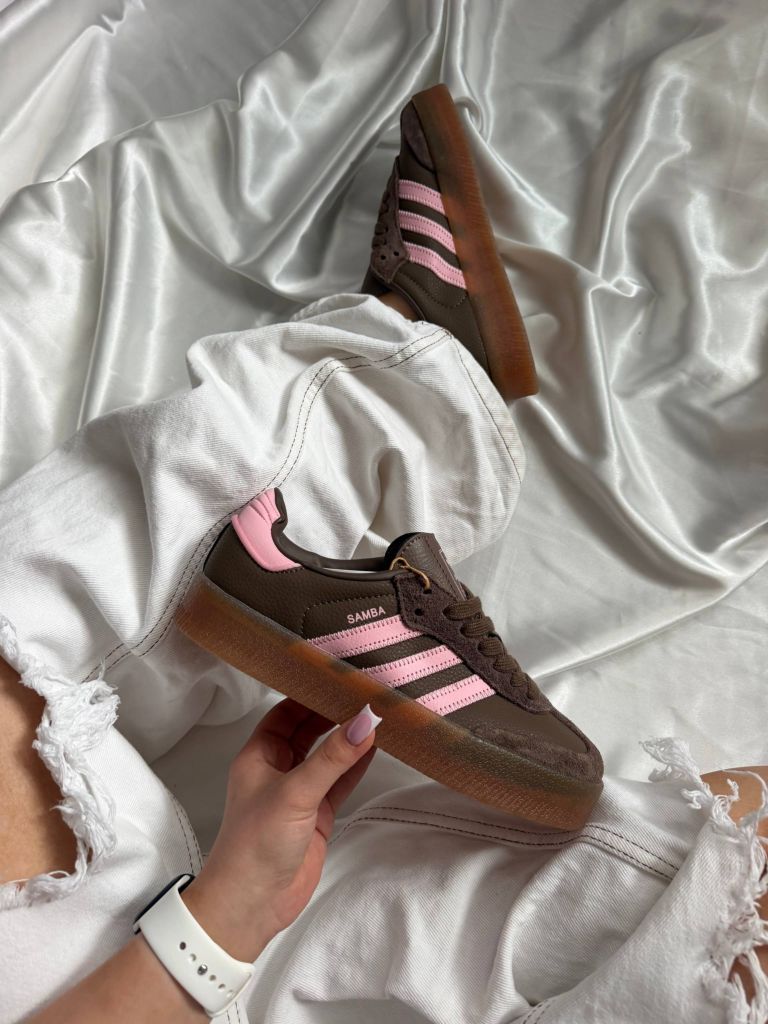 Кросівки Adidas Samba XLG Platform Brown Pink