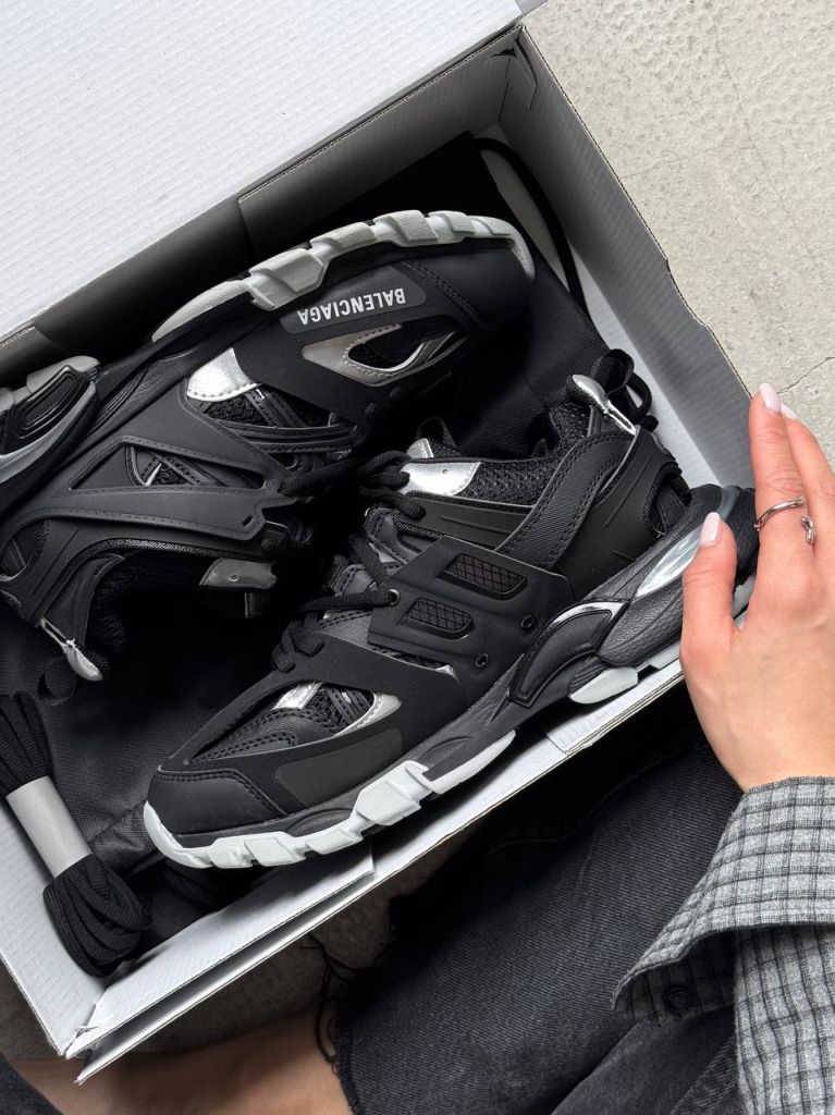 Кросівки Balenciaga Track Black Silver