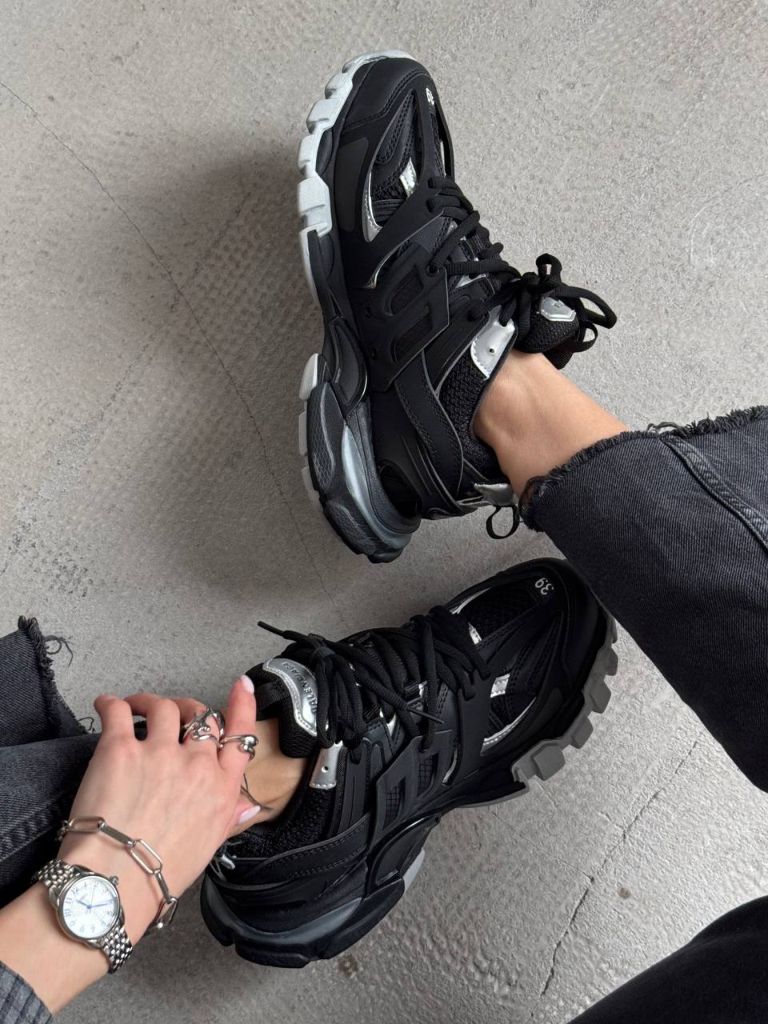 Кросівки Balenciaga Track Black Silver