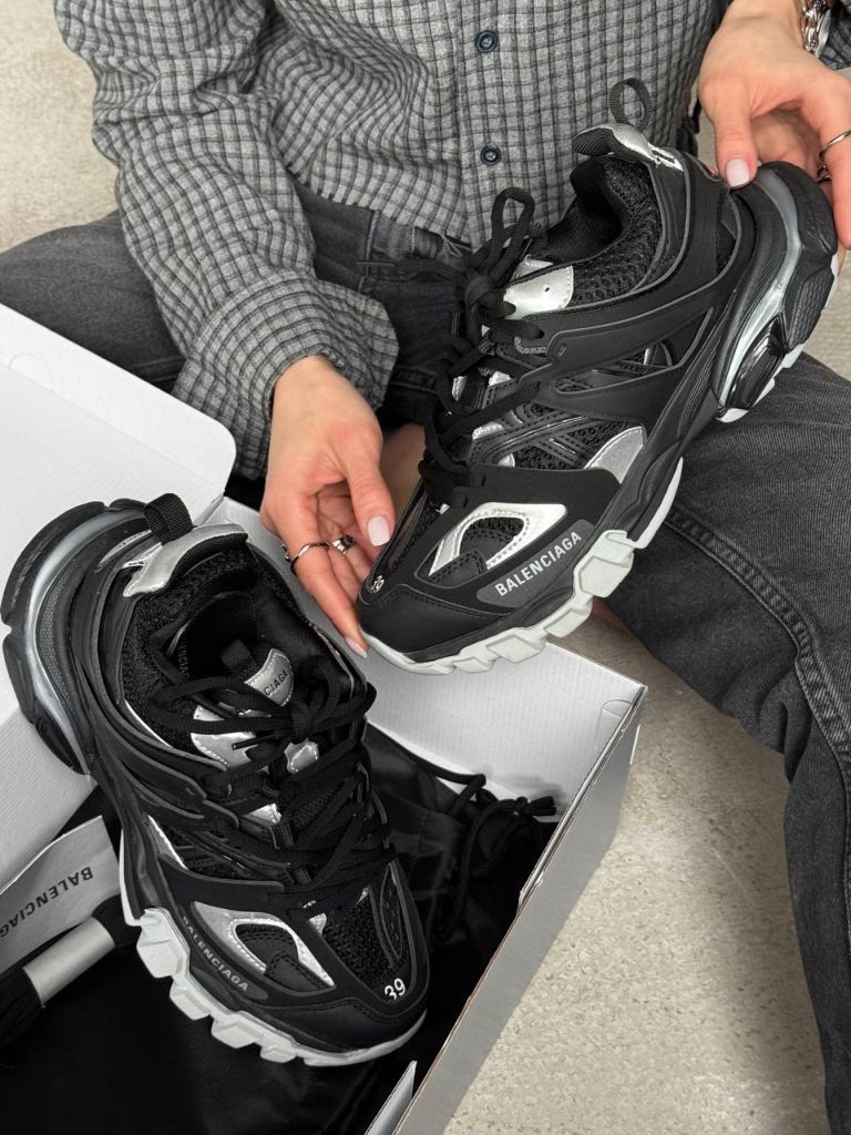 Кросівки Balenciaga Track Black Silver