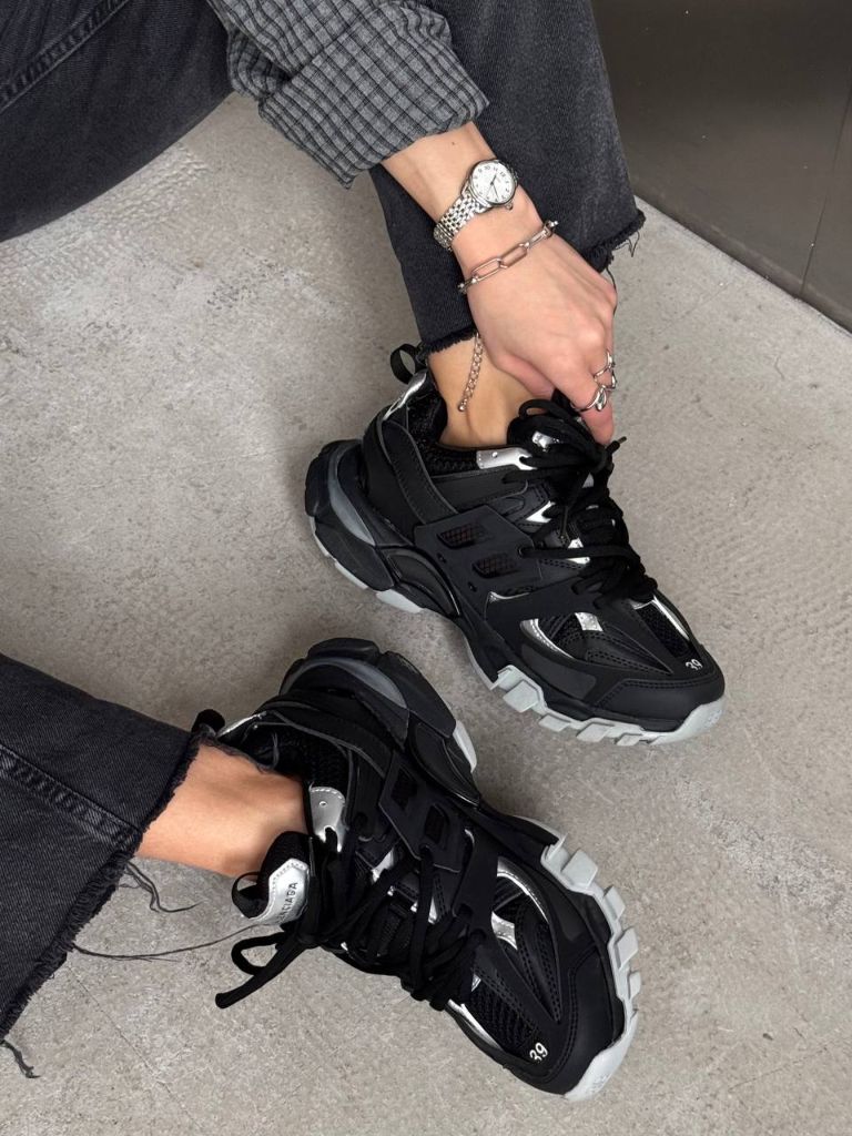 Кросівки Balenciaga Track Black Silver